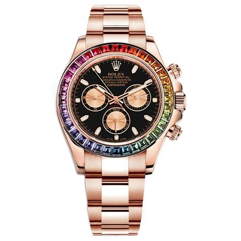 rainbow rolex rose gold price|rolex 116595 rainbow price.